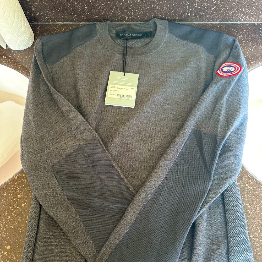 NWT CANADA GOOSE DARTMOUTH WOOL CREWNECK SWEATER